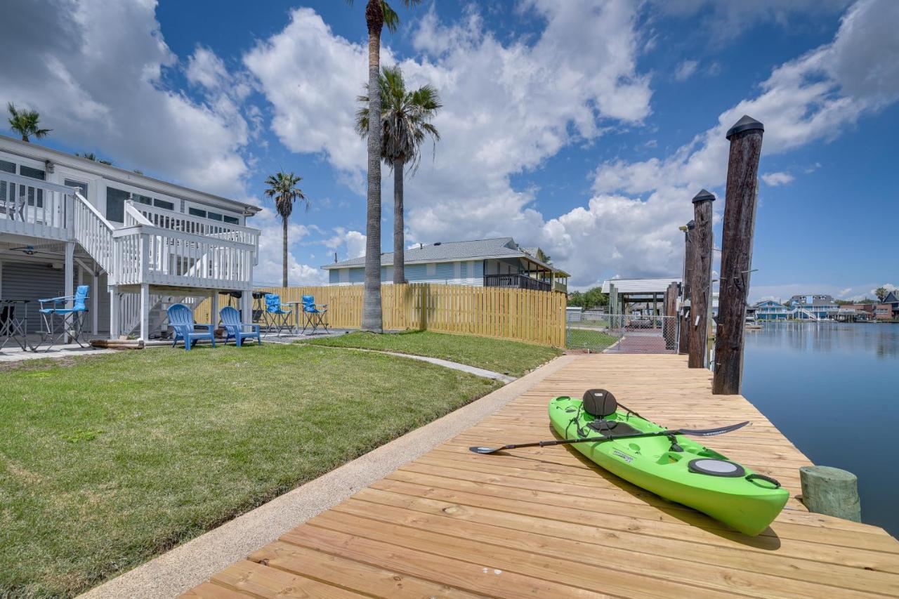 Waterfront Galveston Bay Retreat - 4 Mi To Beach! 외부 사진